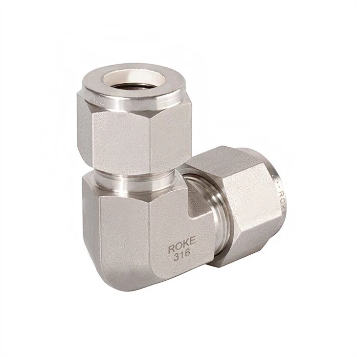 OD 3/8 SS316 Equal Elbow Tube Fitting