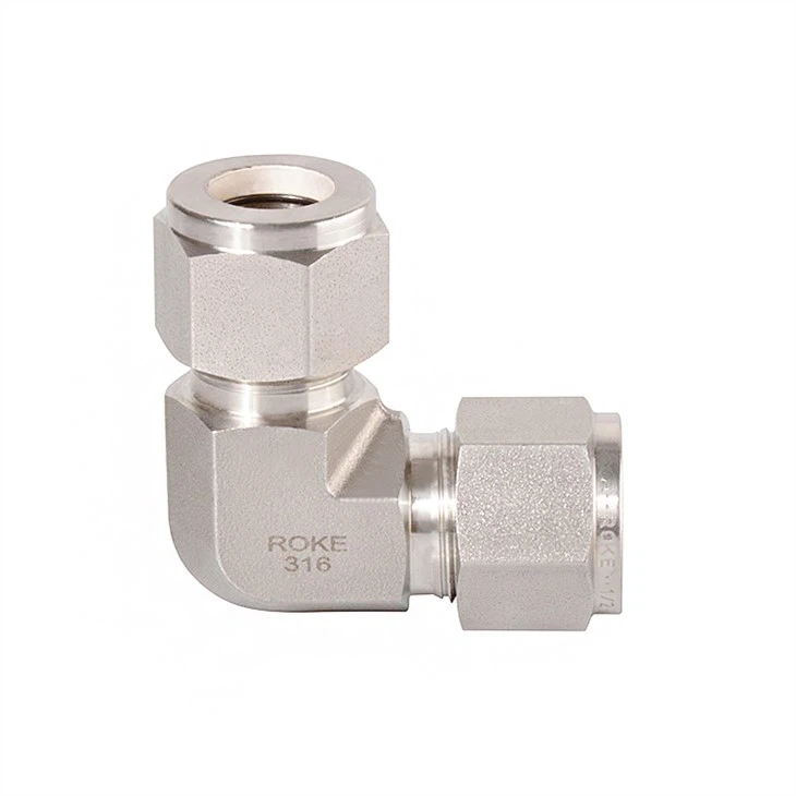 OD 3/8 SS316 Equal Elbow Tube Fitting