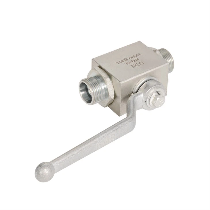 Forged Stainless Steel CWP 500bar 3 Way KBH High Pressure Ball Valve